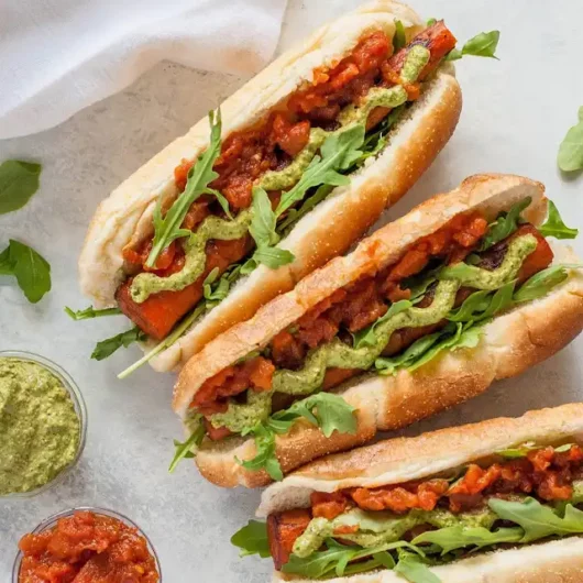 Balsamic Grilled Carrot Dogs